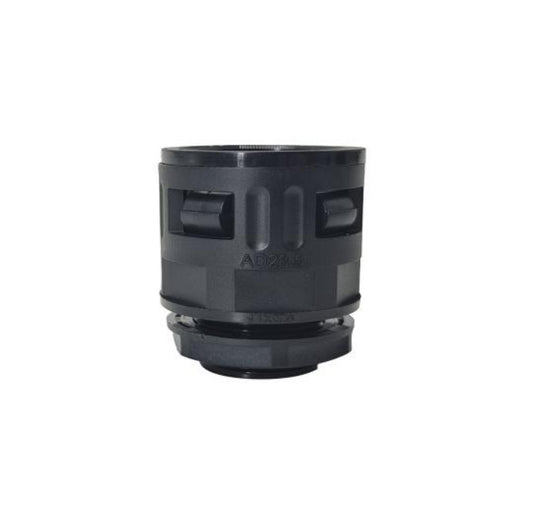 Black Quick Connectors for Corrugated Conduits – Pack of 50 | Solar & Electrical