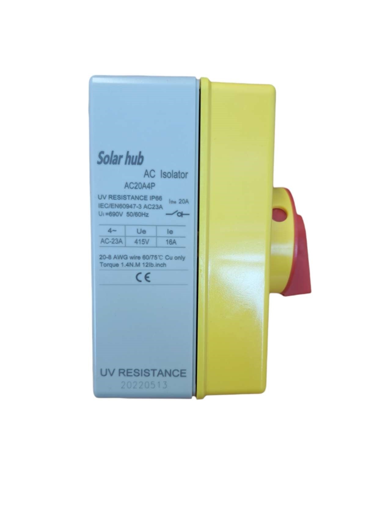 AC Switch Isolator 20A 4 Pole | Secure Electrical Isolation