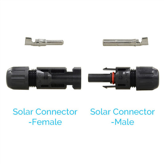 MC4 Solar Connector - Waterproof & Durable | Perfect for PV Systems (Pack of 10)