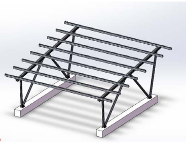 Water Tight Solar PV - Carport Design for 15 or 20 Panels