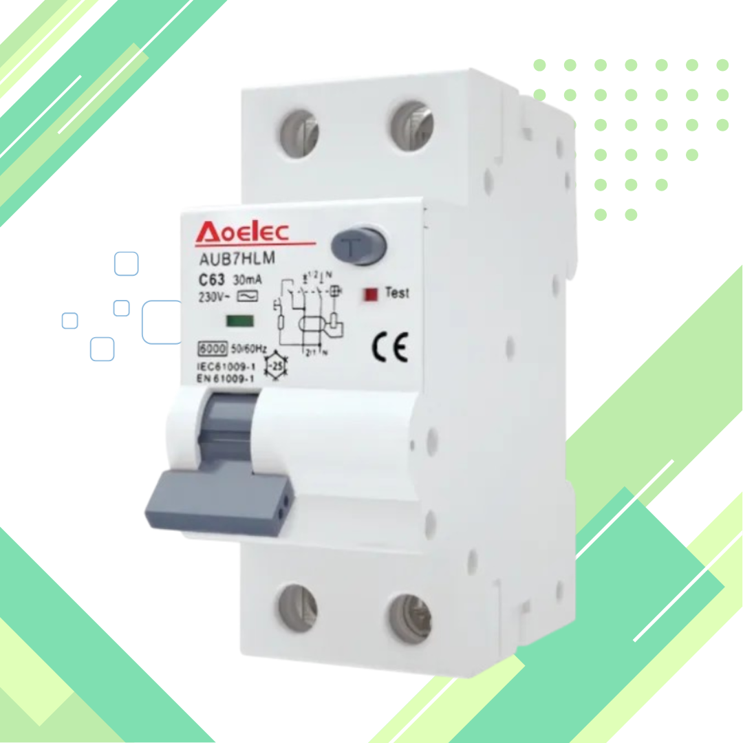 Aoelec AUB7HLM Series PV Circuit Breaker RCBO