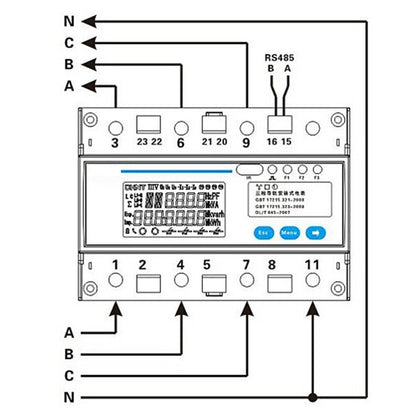 Three Phase DIN-Rail Meter